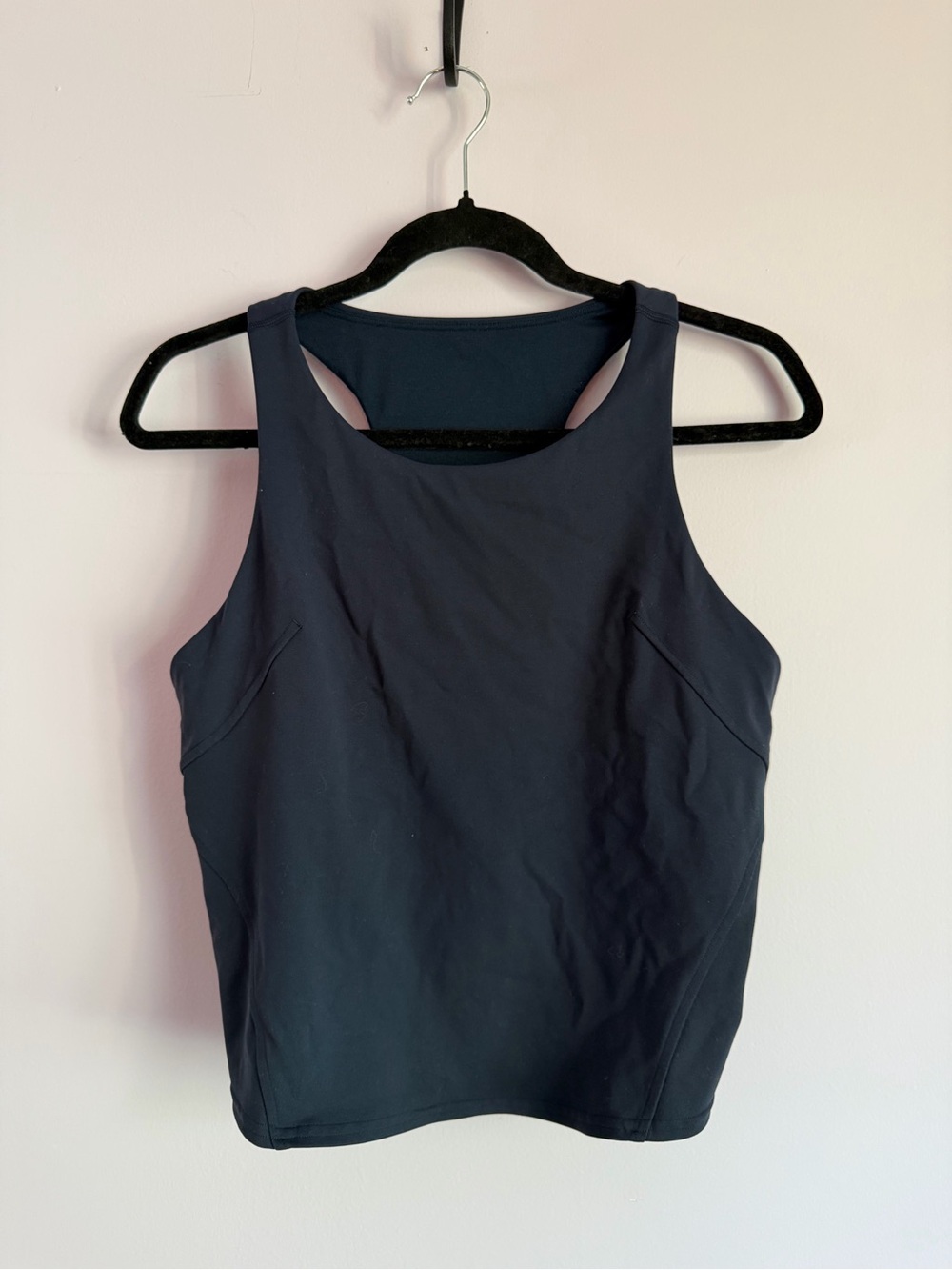 Lululemon Align Built in Bra Racerback Athletic Crop Tank Top in Deep Navy 16
